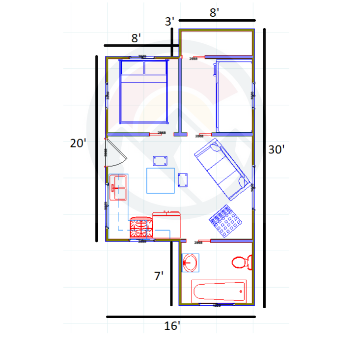 Shipping Container Floorplans